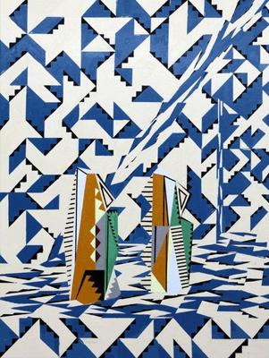 VRA1 - Farah Atassi - Blue Folding 2014