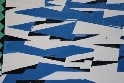 VRA1 - Farah Atassi - Blue Folding (detail) 2014