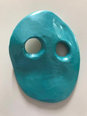 VRA35bis - Lise Stoufflet - Synchronization Swimmer Mask 2 (verso) 2015-2017